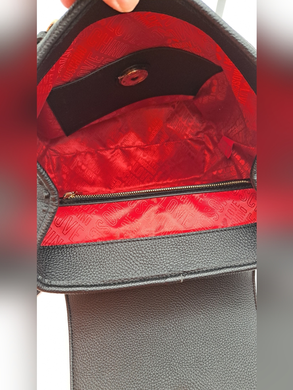 Love Moschino Daily Love Logo Backpack - Picture 11 of 14